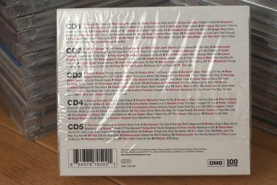 100 Hits Mum 5CD Box Set 2010 Pop Soul Simply Red Corrs All Saints Aretha New Foto 2 de 2