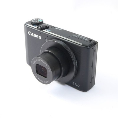 Canon PowerShot S110 Black Compact Digital Camera Excellent