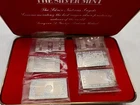 The Silver Mint, Silver commemorative ingots total of 4 OZ .999 Fine Silver