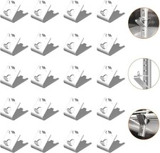 20 Pack 920158 Freezer Shelf Clip, Stainless Steel 20 Pack,  stainless
