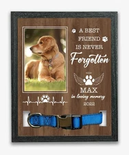 Personalized Dog Memorial Gifts For Loss Of Dog, Pet Memorial Picture Frame, Pet