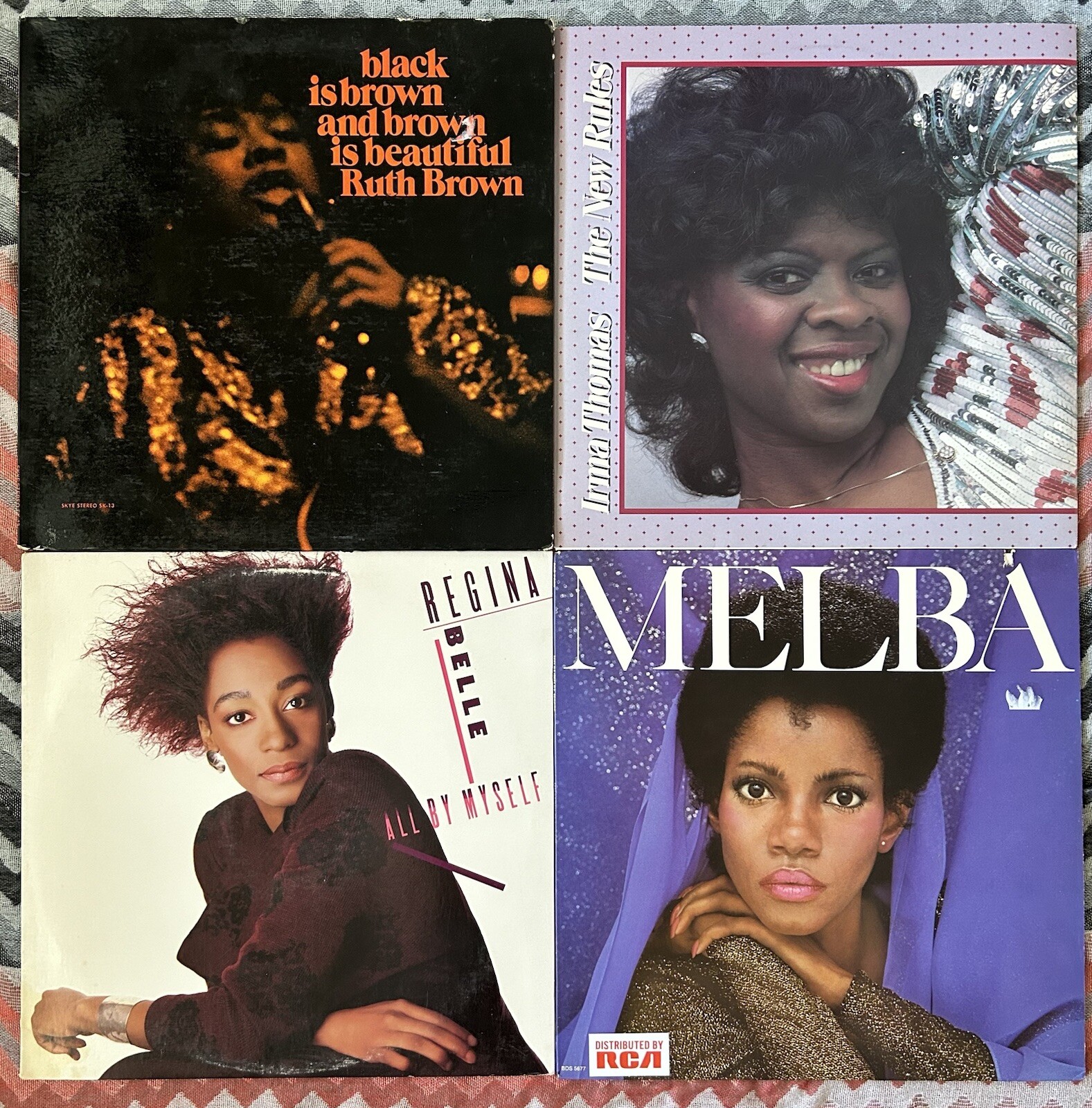 12” Vinyl Records Lot Women Singers Soul Jazz Disco Funk Melba Moore Ruth Brown-image