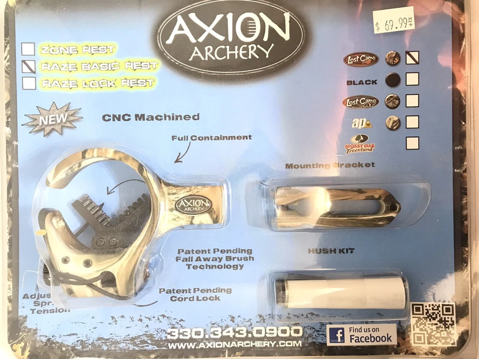 axion Raze Basic Drop Away Rest, LEFT H / Lost Camo - Image 4 of 4