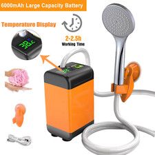 Outdoor Electric Shower Portable Shower Pump USB Rechargeable Waterproof Sprinkl