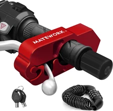 Motorcycle Lock anti Theft Heavy Duty, Motorcycle Handlebar & Brake Lock with He