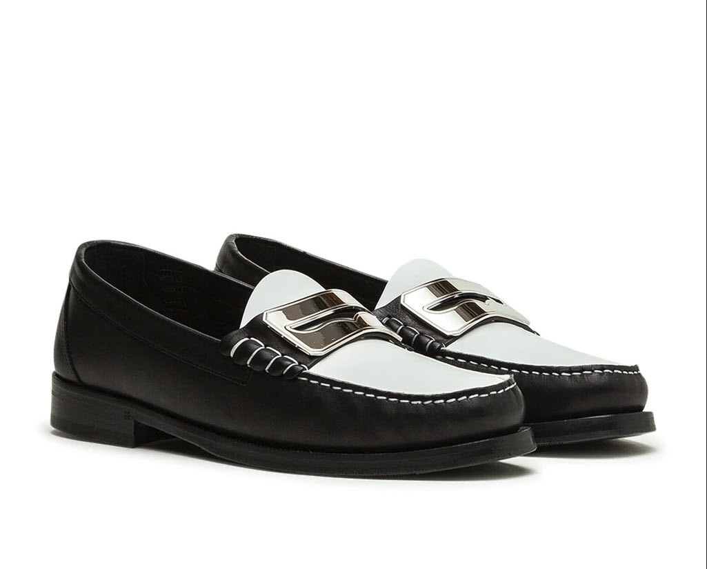 Buscemi Black and White Loafers BUSCEMI | Fine Designer Footwear main image 3
