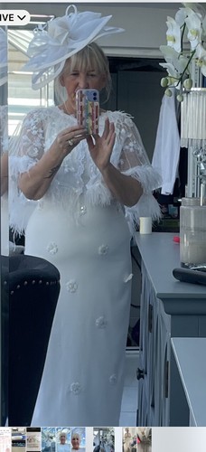 MOTHER of the bride dress size 12/14 used in excellent condition - Picture 2 of 10