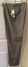 Collection By Harve Benard WN SZ 12 Black  White Check WOOL PANTS FULLY LINED