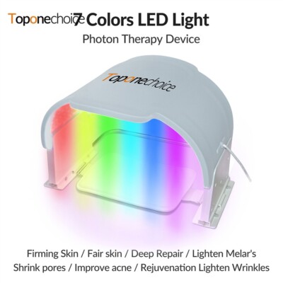 Red Light Therapy Mask, Led Light Therapy for Face, 7 Colors Led Face Mask