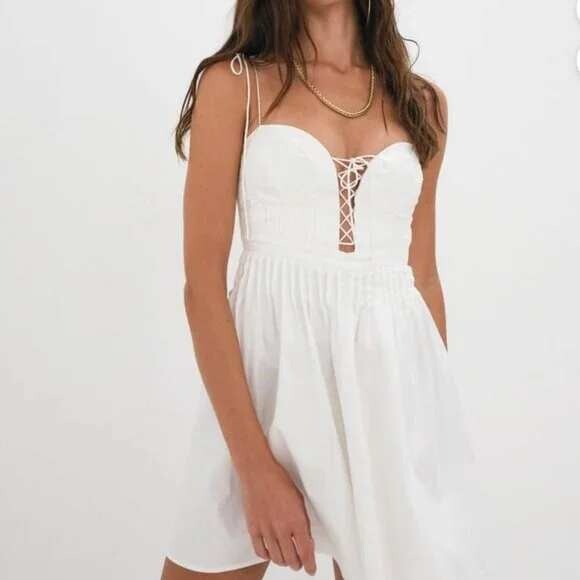 For Love & Lemons Sierra Mini Dress NWT Size large | eBay For Love & Lemons Sierra Mini Dress NWT Size large | eBay
