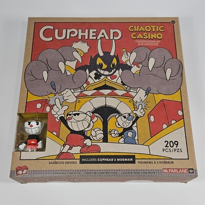 ゲームキャラクター McFarlane Toys Cuphead Chaotic Casino CUPHEAD LARGE CONSTRUCTION SET - CHAOTIC CASINO - Walmart.com