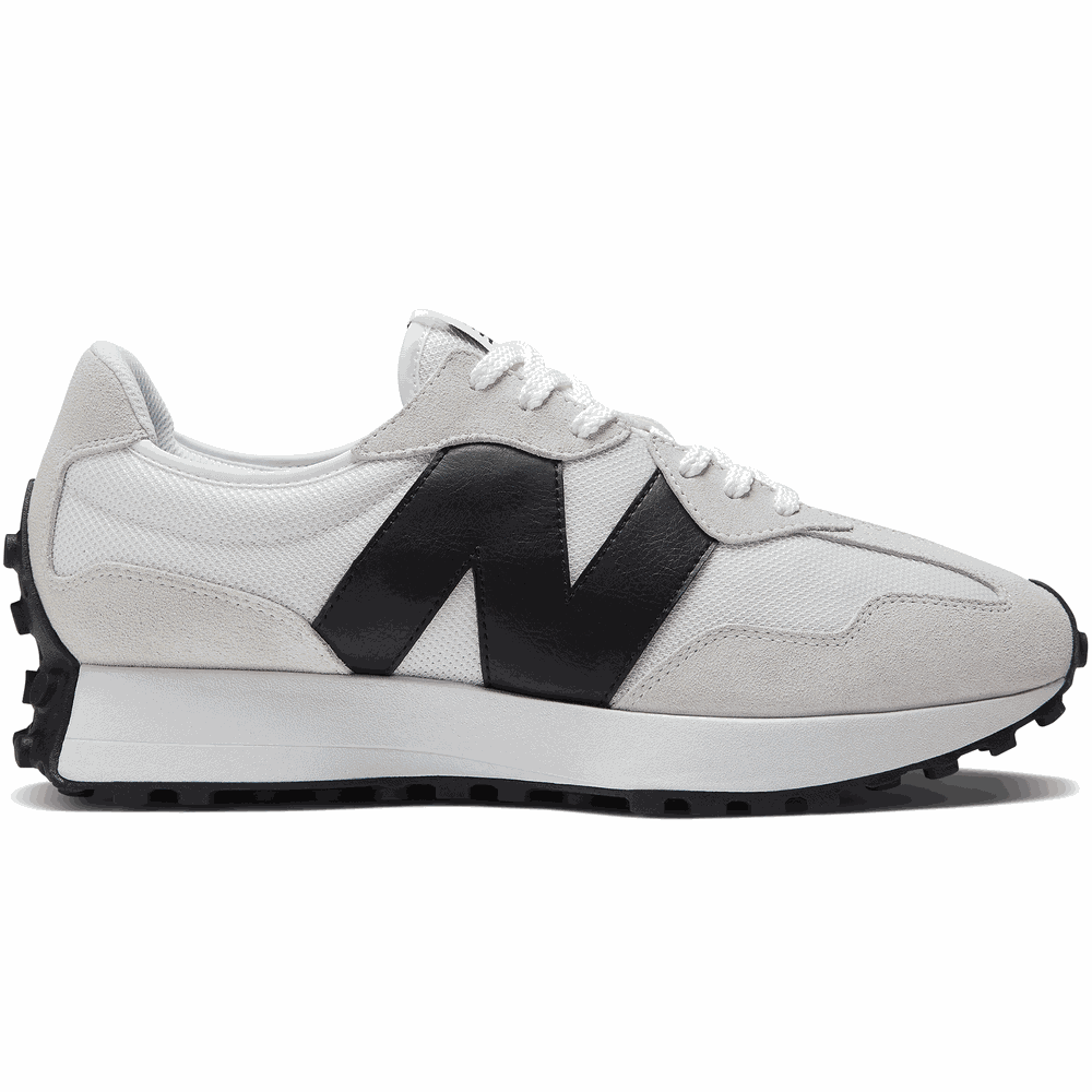 New Balance 327 White Black Mens Sneakers MS327CWB ✓Multiple