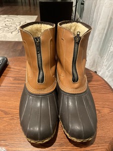 shearling bean boots