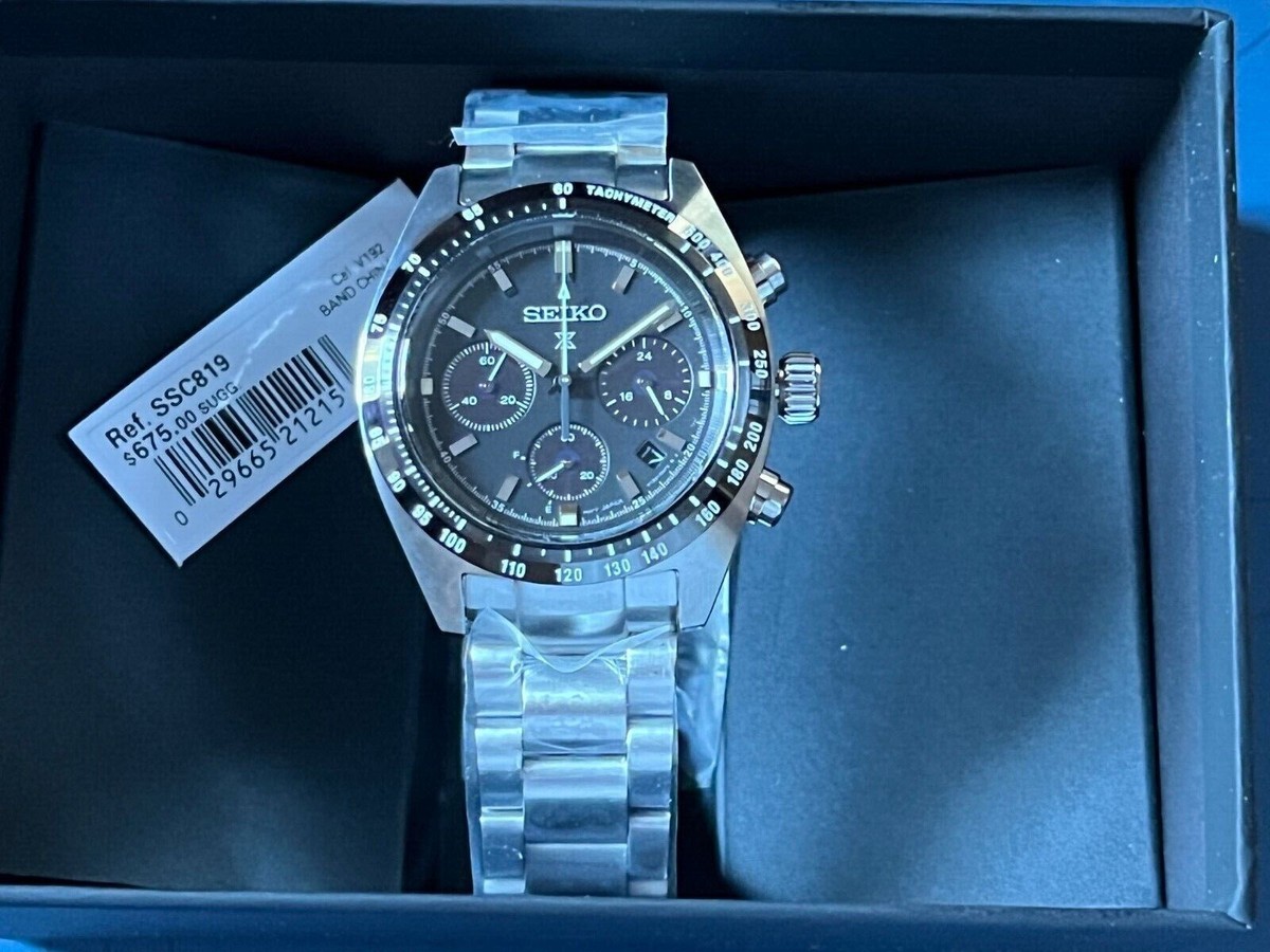 SEIKO SSC819 Prospex Speedtimer Solar Chronograph SSC819-MINT | eBay