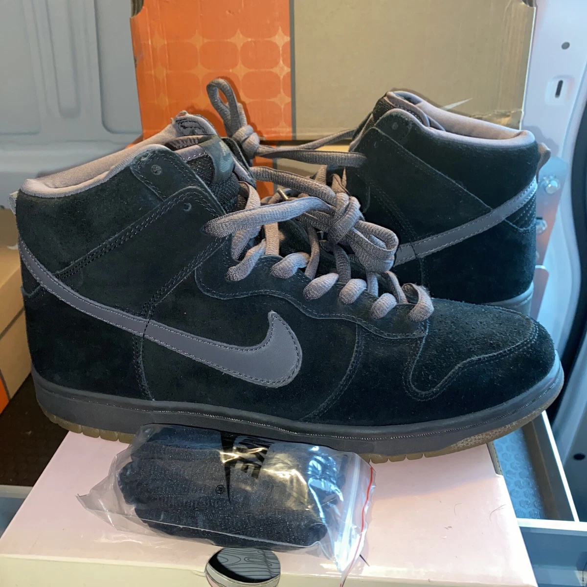 Size 10.5 - Nike SB Dunk High Pro Fog 2005 Rare Authentic VNDS 305050-002