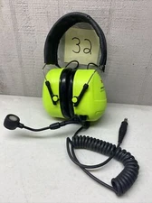 3M Peltor MT7H79F-01 GB Black/Green Two-Way Radio Headset 