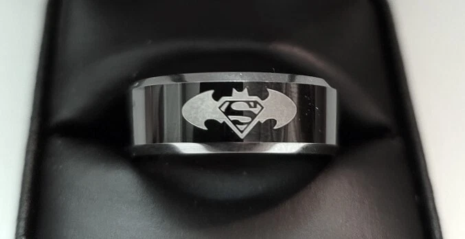 Superman tungsten deals ring