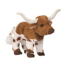 Zeb 7" Longhorn Steer Douglas Cuddle stuffed plush animal toy cow texas bull