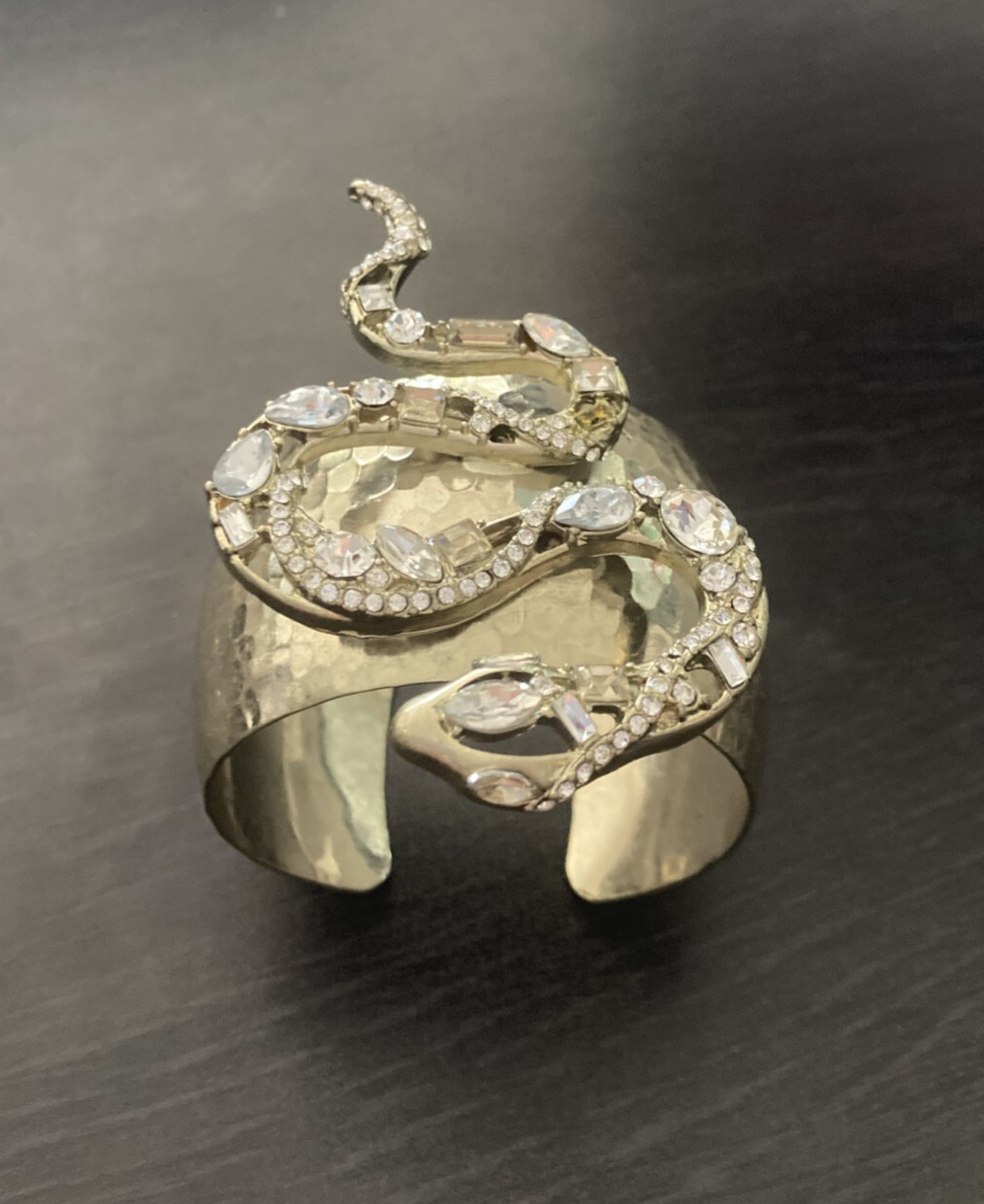 Silver Snake Cuff Bracelet - image 1