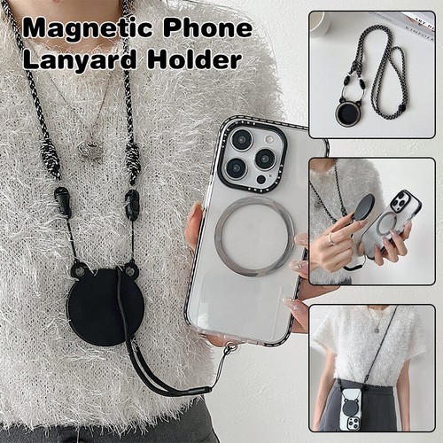 Outdoor Lazy Magnetic Phone Lanyard Holder Portable Lanyard Phone Accessories - Afbeelding 7 van 12