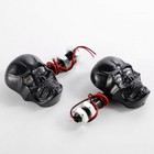 New Skull Motorcycle Tail Brake Stop Light LED Turn Signal Lamp For Harley Honda