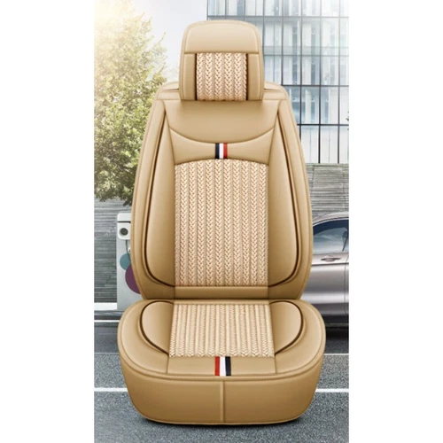 For Chevrolet Car Seat Cover Full Leather Ice Silk Car 5 Seats Universal Set Fit - Bild 13 von 28