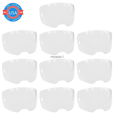 10 Pack 0700000802 Clear Front Cover Lens Fits  Sentinel A50 Welding Helmet