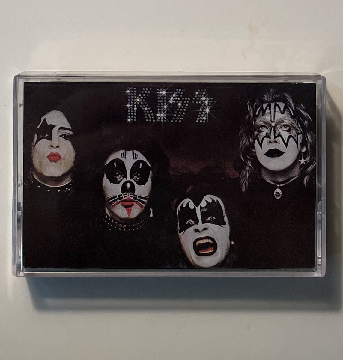 Vtg KISS 1st Album SELF TITLED Cassette TAPE Lp TESTED Paper