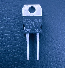 2PCS STPSC4H065D STM Power Schottky Diode SiC 650V 4A TO-220AC