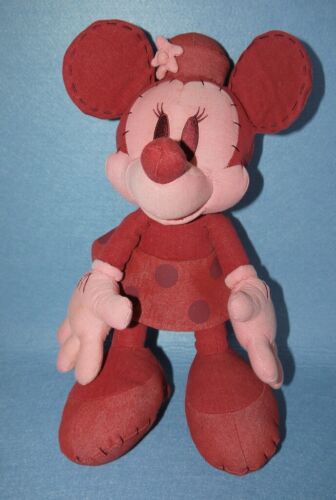 Minnie Maus rot rosa Jeans Mouse Stofftier Disneyland Resort Paris Kuscheltier - Bild 1 von 10