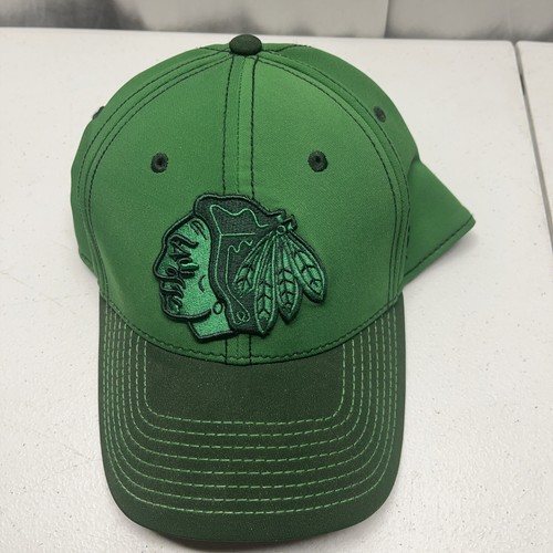 3 campeones de la Copa NHL Chicago Blackhawks 2015, sombreros Blackhawks bronceados y verdes - Imagen 7 de 9