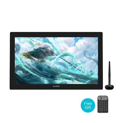 HUION KAMVAS Pro 24(4K) Graphics Drawing Tablet with K20 QLED 140% sRGB 8192