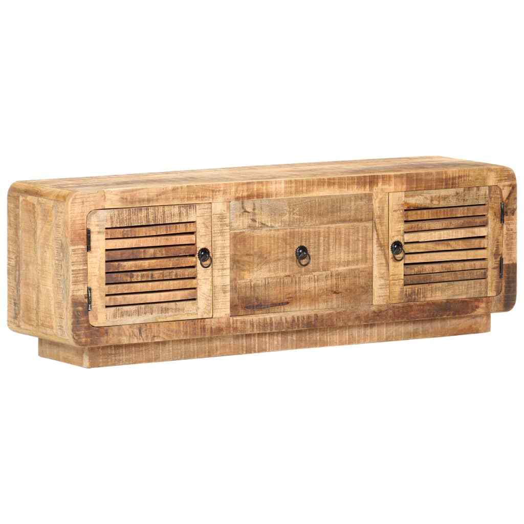 vidaXL TV Cabinet 120x30x40 cm Rough Mango Wood