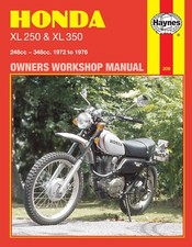Haynes Manual 0209 for Honda XL250 & XL350 Trail Bikes (72 - 76) LIMITED EDITION