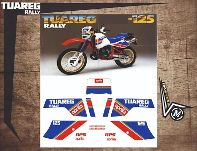 APA Aprilia Tuareg Rally 125 1987 adesivi/adhesives/grafiche/stickers/decals