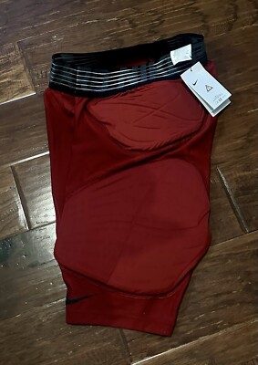Nike Pro Hyperstrong Padded Compression Shorts Men's Cardinal New with Tags