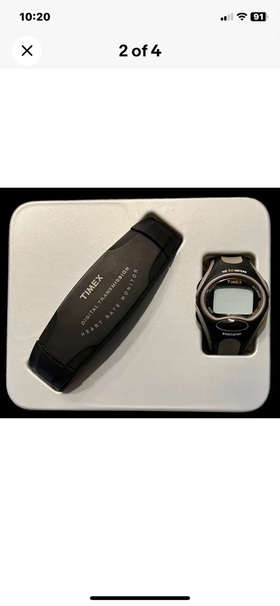 Timex Heart Rate Monitor Watch with Indiglo Complete With