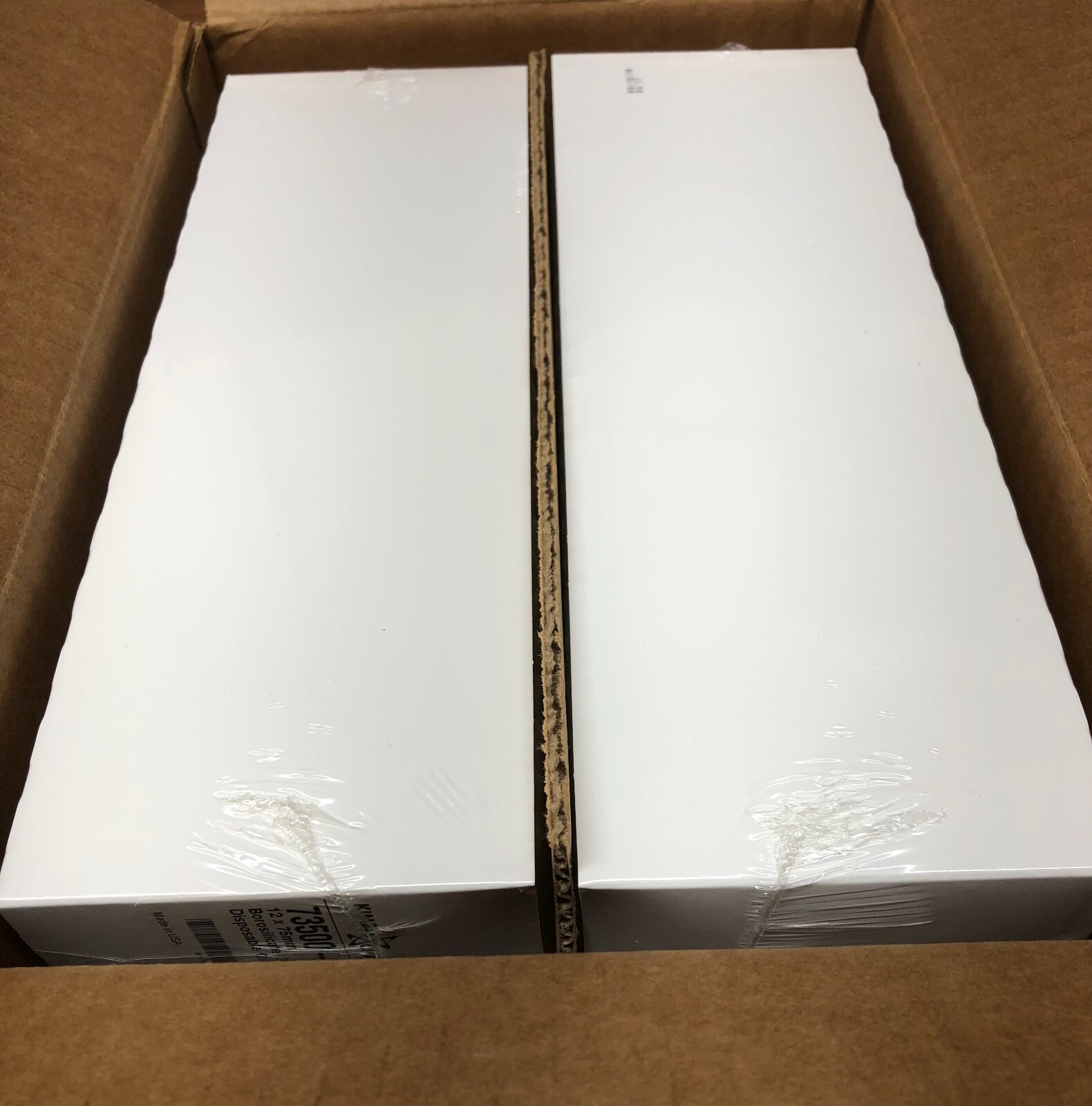 Case of 1,000 Kimble Chase 73500-1275 Culture Tubes Borosilicate Glass 12x75mm