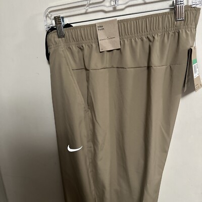 3-NEW Nike Form Dri-FIT Tapered Versatile Pants FB7497-Men s Gray,Blk Khaki MED