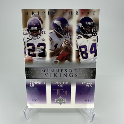 2002 Upper Deck - Triple Threat Randy Moss, Daunte Culpepper, Michael Bennett