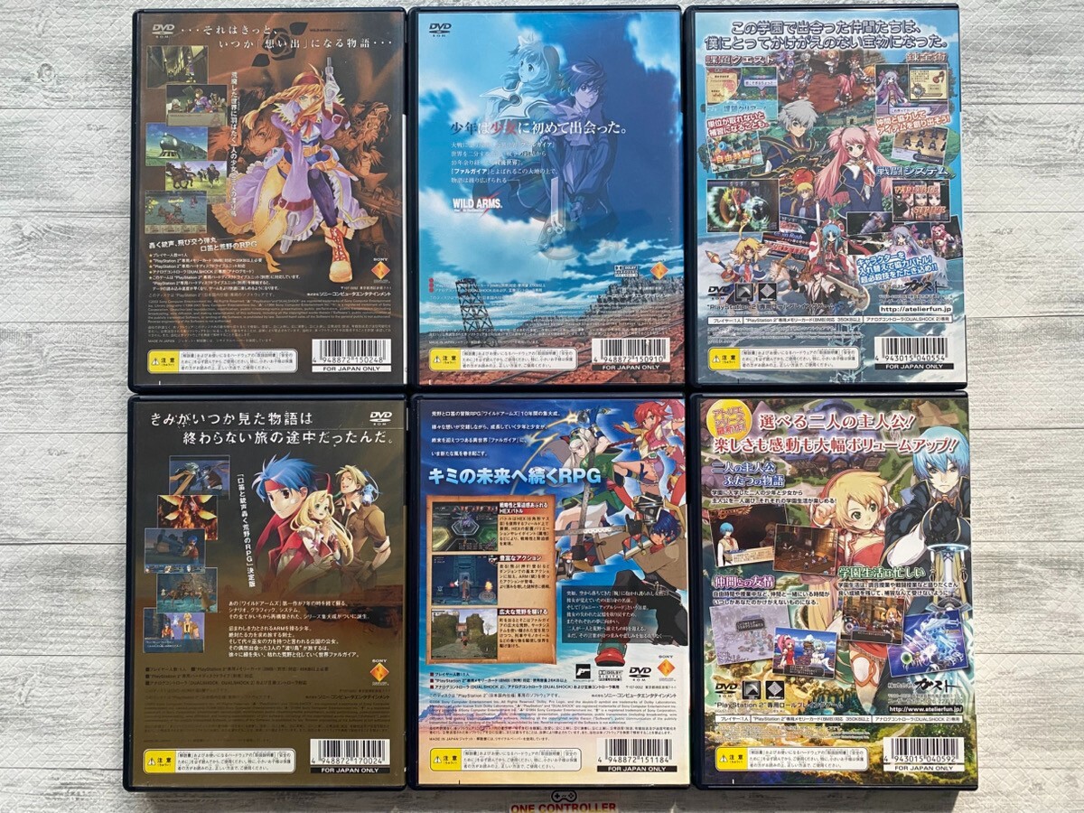 yuu SONY PS2 Wild Arms 3 4 & Vth & Alter code F & Mana Khemia 1