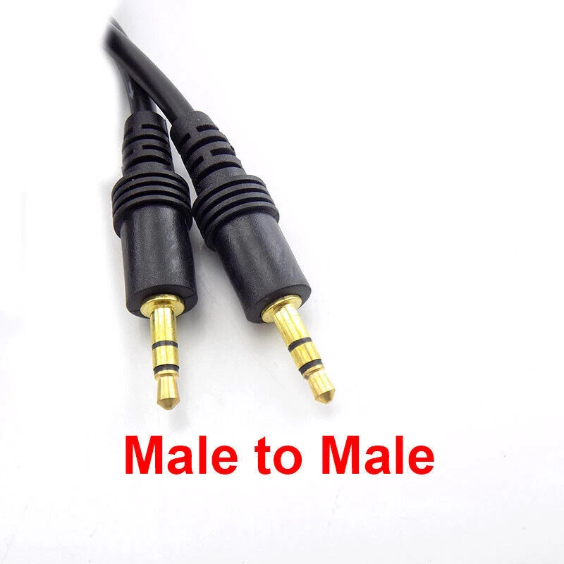 10/15/20M 3.5mm Stereo Headphone Jack EXTENSION Cable Audio male female Lead - Image 3 of 4