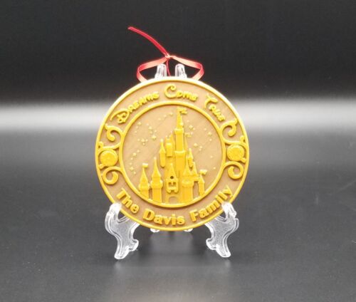 Personalized Family Name Main Street Disney Castle Inspired Christmas Ornament - Picture 3 of 10