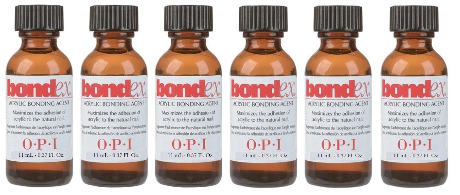 OPI Bondex Original Acrylic Bonding Agent, 0.37 oz (6 Pack