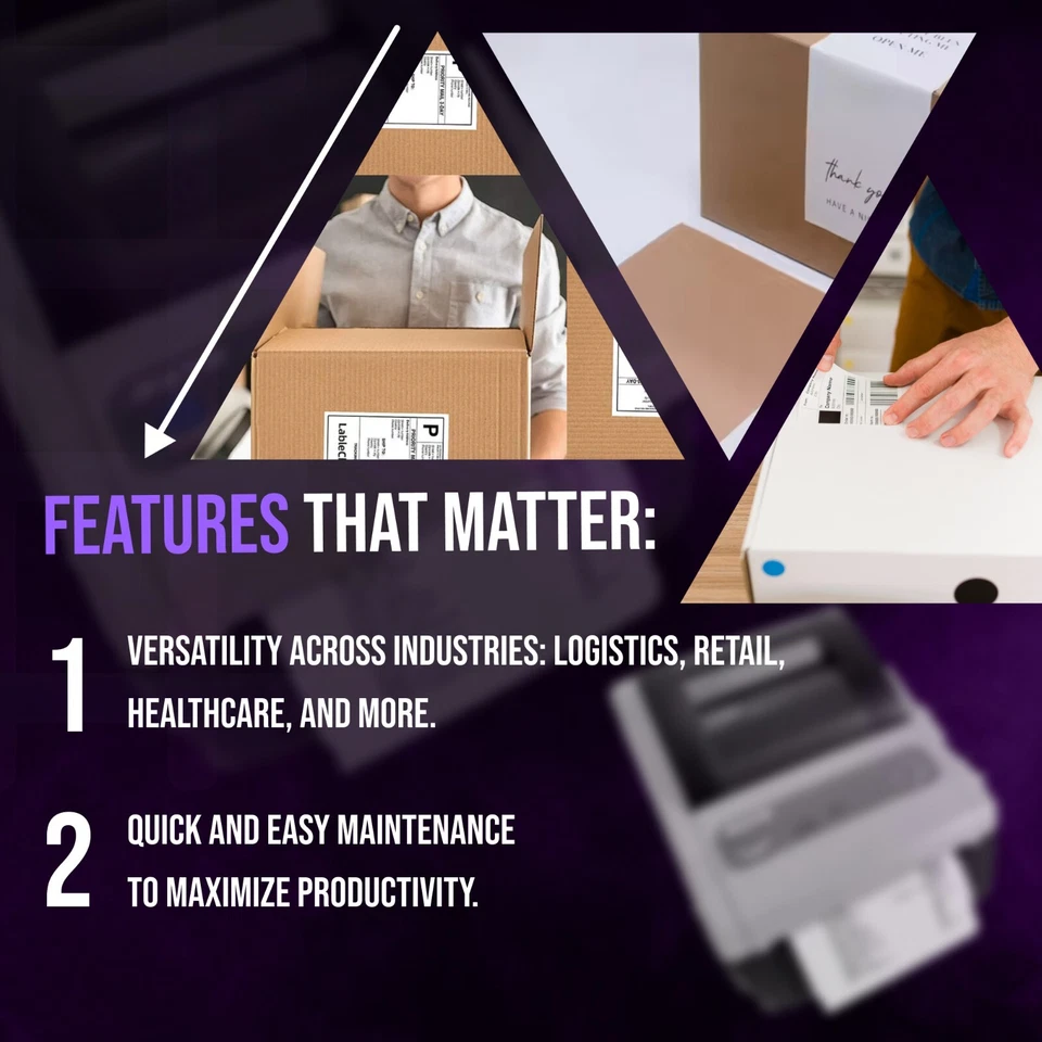 SATO CG412DT Thermal 4x6 300dpi Network Label Printer - similar to Zebra ZP450 - Image 4 of 4