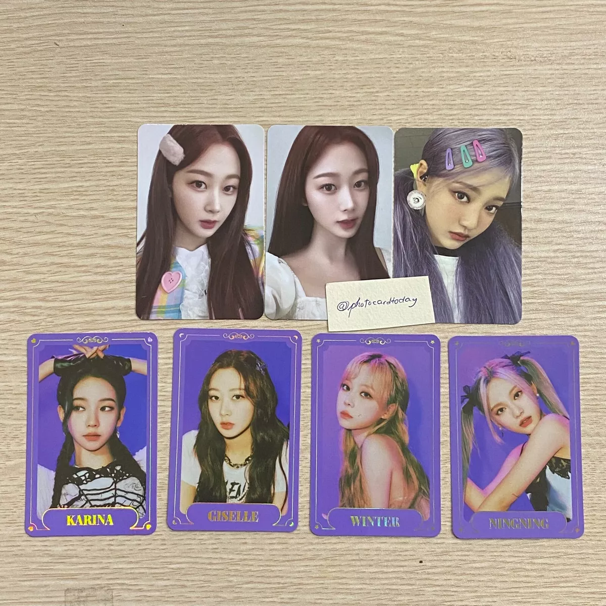 aespa Official Trading Card Life's Too Short Karina Giselle