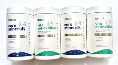 Latest upgraded USANA Cellsentials Vita Antioxidant Core Minerals 02/28  2 Sets!