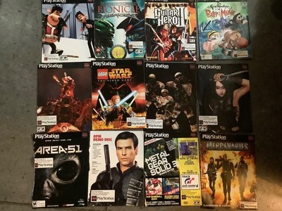 OFFICIAL PLAYSTATION 2 MAGAZINE DEMOS WITH SLEEVES LOT 15 DISCS 91-94 109-112 PS