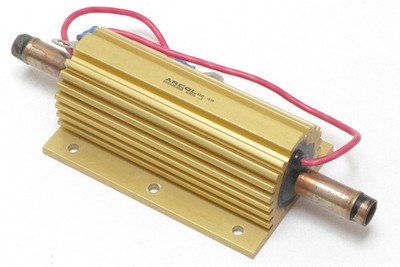 Arcol HSW600 6R6 J Aluminum Housed Liquid Cooled Resistor, 6.6 ohm, 5% 600W