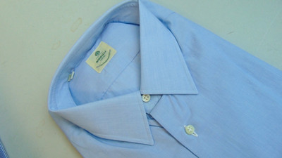 BORRELLI NAPLES ROYAL TAILORING 1ST LINE SIZE 44 HANDMADE COTTON 300.00 BOR-53G